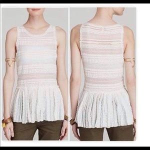 Free People lace tank